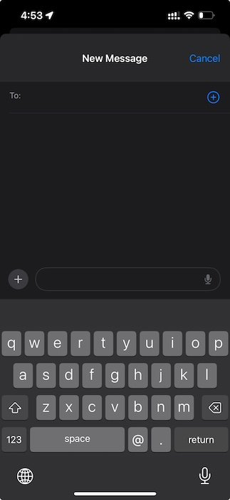 iOS Keyboard