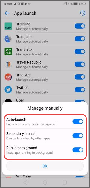 App Launch Options