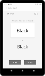 Congruent Stimulus with Yes/No Selector