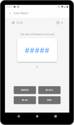 Neutral Stimulus with Color-Name Selector